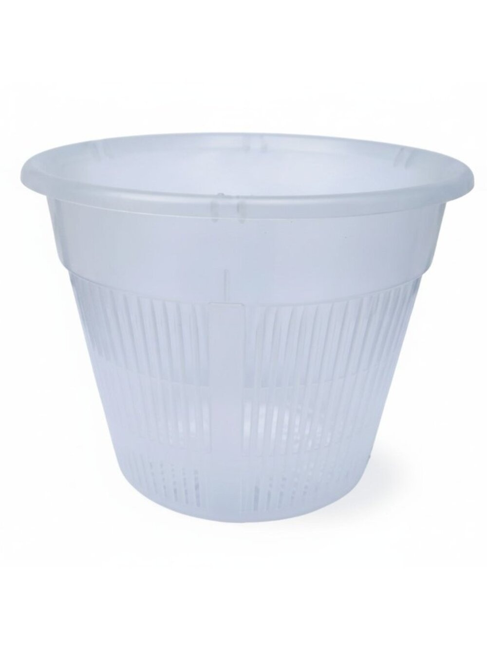 Clear Orchid Pot 6 Inch Slotted Plastic Planter Ventilated Drainage Pot Hydropon